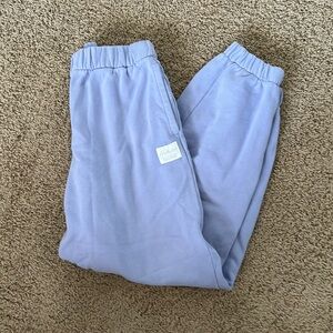 Women’s baggy purple sweatpants